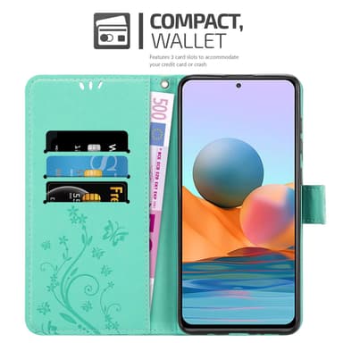 Xiaomi RedMi NOTE 10 PRO lommebokdeksel Blomster