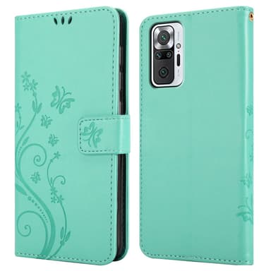 Xiaomi RedMi NOTE 10 PRO lommebokdeksel Blomster