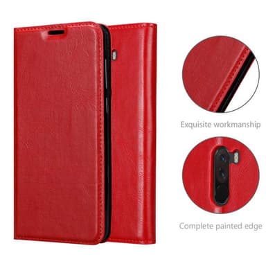 Xiaomi Pocophone F1 lommebokdeksel case (rød)