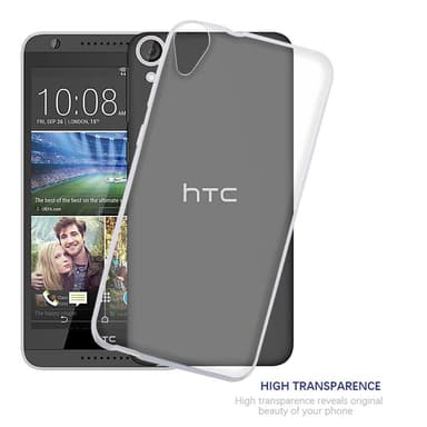 HTC Desire 820 deksel ultra slim (gjennomsiktig)