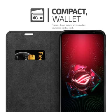 Asus ROG Phone 5 lommebokdeksel case (brun)