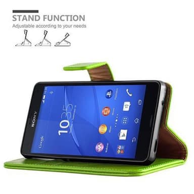 Sony Xperia Z3 COMPACT lommebokdeksel etui (grønn)
