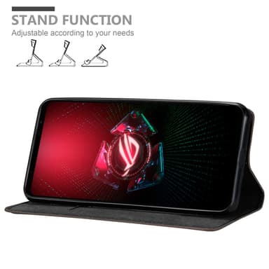 Asus ROG Phone 5 lommebokdeksel case (brun)