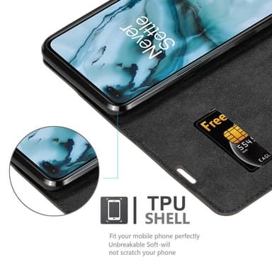 OnePlus Nord lommebokdeksel case (brun)