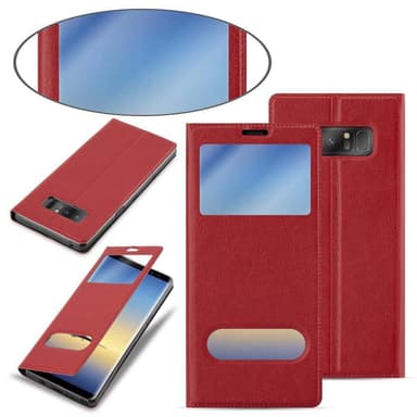 Samsung Galaxy NOTE 8 lommebokdeksel cover (rød)