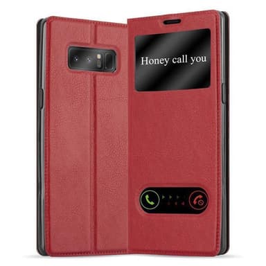 Samsung Galaxy NOTE 8 lommebokdeksel cover (rød)