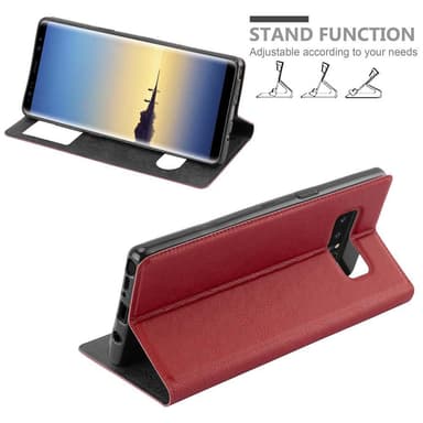 Samsung Galaxy NOTE 8 lommebokdeksel cover (rød)