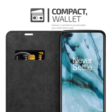 OnePlus Nord lommebokdeksel case (brun)