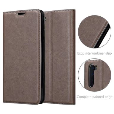 OnePlus Nord lommebokdeksel case (brun)
