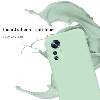 Xiaomi 12 / 12X silikondeksel case (grønn)