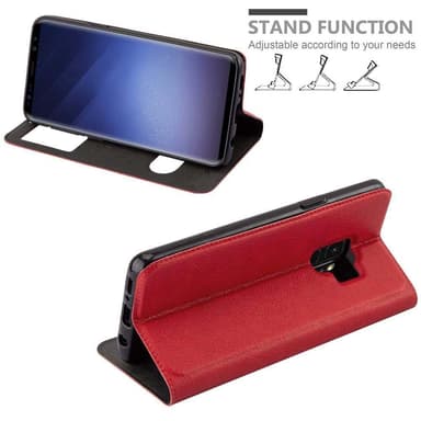 Samsung Galaxy S9 lommebokdeksel cover (rød)