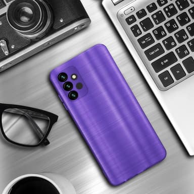 Samsung Galaxy A13 5G Silikondeksel Beskyttelse (lilla)