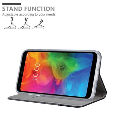LG Q7 / Q7a / Q7+ lommebokdeksel etui (grå)