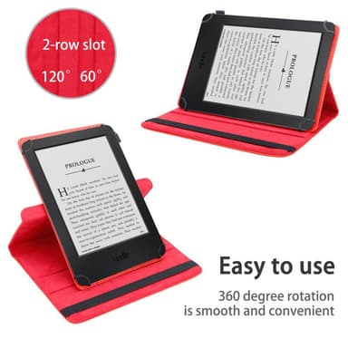 Kindle Voyage 2014 (7. Gen.) deksel til nettbrett (rød)