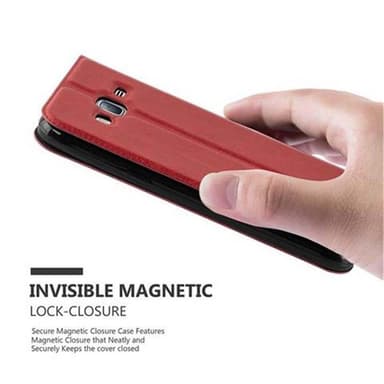 Samsung Galaxy J3 2016 lommebokdeksel cover (rød)