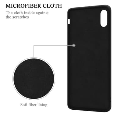 Deksel iPhone XR Ring Case (svart)