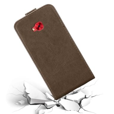 Asus ZenFone 4 Selfie PRO deksel flip cover (brun)