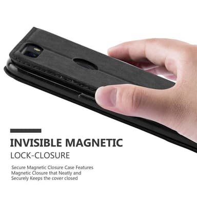 OnePlus 5T lommebokdeksel case (svart)