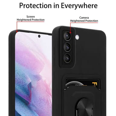Samsung Galaxy S21 PLUS Deksel case (Svart)
