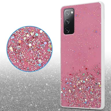 Samsung Galaxy S20 FE Silikondeksel Glitter (rosa)