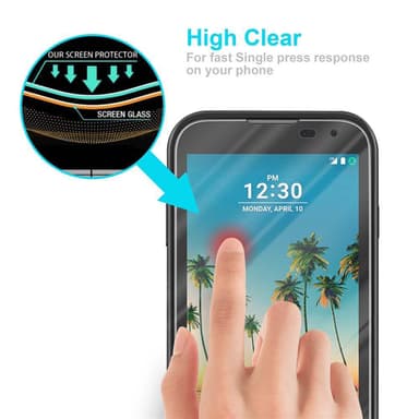 LG K3 2017 Skjermbeskytter Skärmskydd