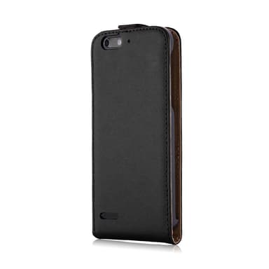 Huawei ASCEND P6 MINI Deksel Flip Case (svart)