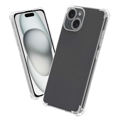 iPhone 15 PLUS deksel ultra slim (Genomskinlig)