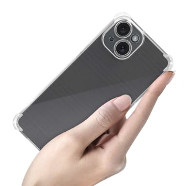 iPhone 15 PLUS deksel ultra slim (Genomskinlig)