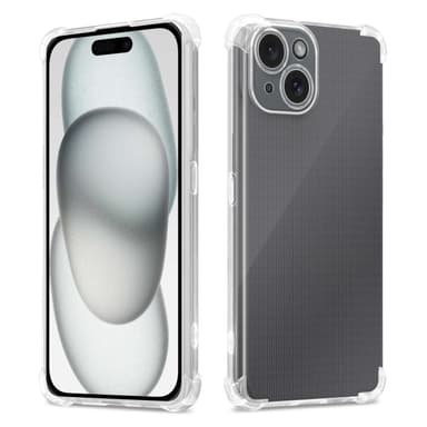 iPhone 15 PLUS deksel ultra slim (Genomskinlig)
