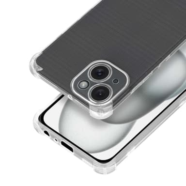 iPhone 15 PLUS deksel ultra slim (Genomskinlig)
