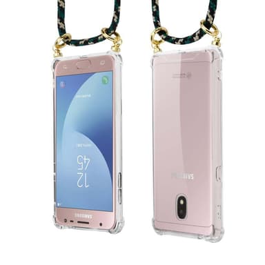 Samsung Galaxy J3 2017 Deksel med Halskjede (brun)