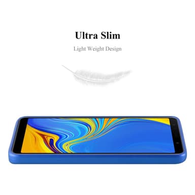 Deksel Samsung Galaxy A7 2018 Case Cover (blå)