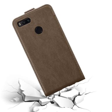 Xiaomi Mi A1 / Mi 5X deksel flip cover (brun)