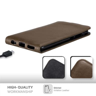 Xiaomi Mi A1 / Mi 5X deksel flip cover (brun)