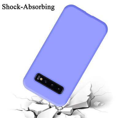 Samsung Galaxy S10 4G silikondeksel case (lilla)