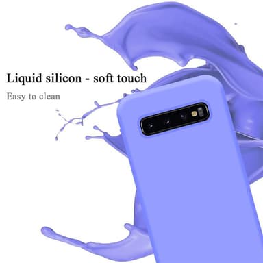 Samsung Galaxy S10 4G silikondeksel case (lilla)
