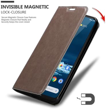 Nokia 5.3 lommebokdeksel case (brun)
