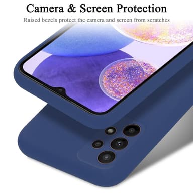 Samsung Galaxy A23 4G silikondeksel case (blå)