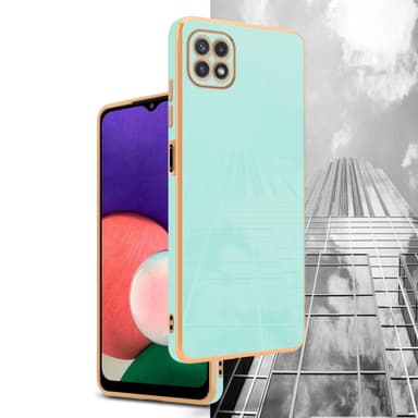 Samsung Galaxy A22 5G silikondeksel case (grønn)