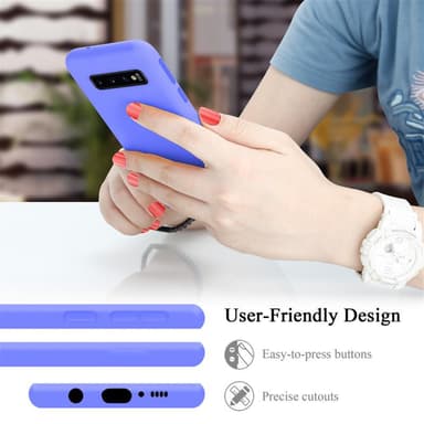 Samsung Galaxy S10 4G silikondeksel case (lilla)