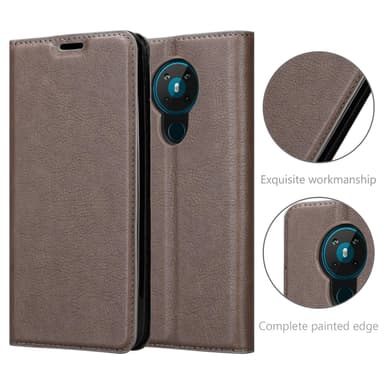 Nokia 5.3 lommebokdeksel case (brun)