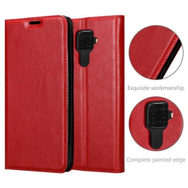 Huawei MATE 30 LITE lommebokdeksel case (rød)