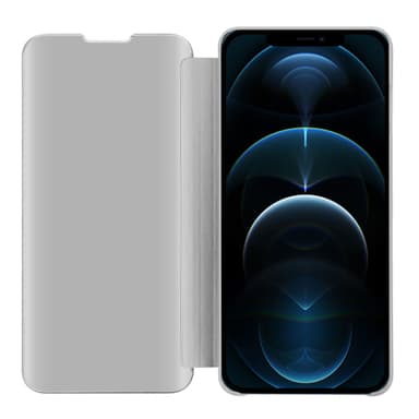 iPhone 12 PRO MAX lommebokdeksel etui (sølv)