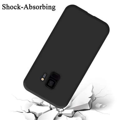 Samsung Galaxy S9 silikondeksel case (svart)