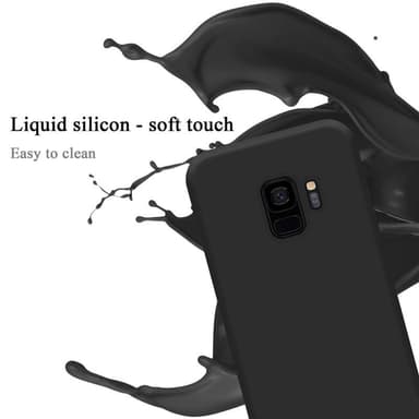 Samsung Galaxy S9 silikondeksel case (svart)
