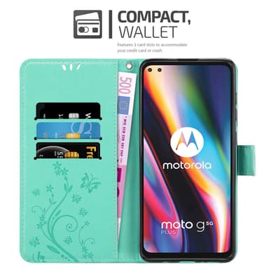 Motorola MOTO G 5G PLUS lommebokdeksel Blomster