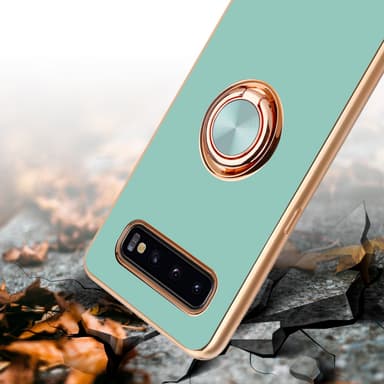Samsung Galaxy S10 PLUS silikondeksel case (turkis)