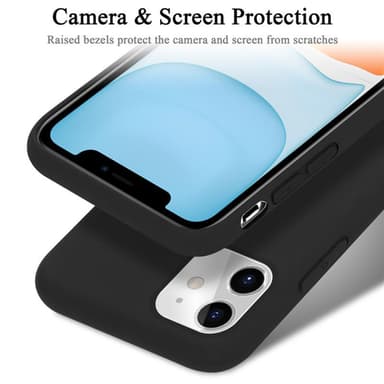 iPhone 11 silikondeksel case (svart)