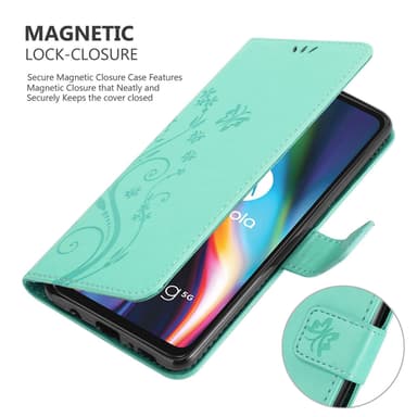 Motorola MOTO G 5G PLUS lommebokdeksel Blomster