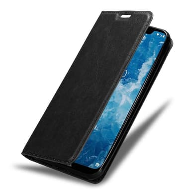 Nokia 7.1 PLUS / X7 lommebokdeksel case (svart)